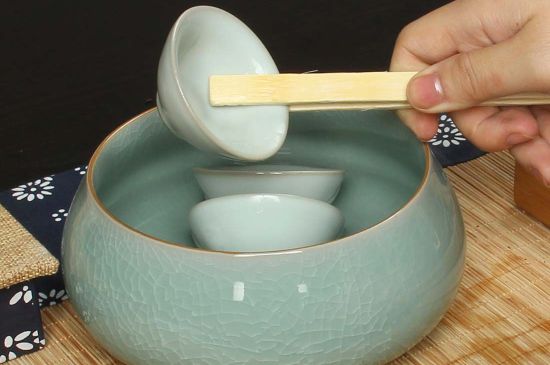 茶洗與茶盂區(qū)別圖片，怎樣使用茶盂和茶洗