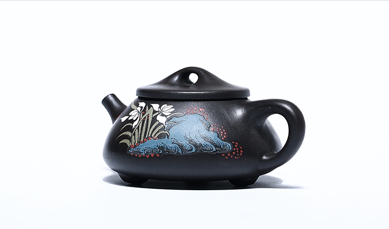 石瓢手工紫砂壺，精致典雅紫砂壺