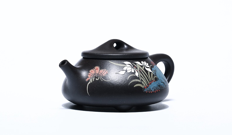 石瓢手工紫砂壺，精致典雅紫砂壺